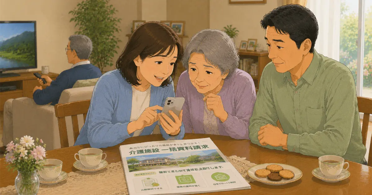 記事25：カンタン1分！大手の「ネット一括資料請求サイト」を賢く使いこなして優良施設を炙り出す裏技