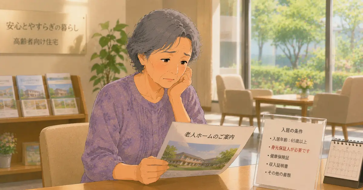 身元保証人がいなくて施設に入れない？おひとりさまシニアが壁を乗り越える解決策