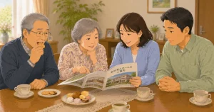 【パンフレットは宝の山】自宅でお茶を飲みながら施設資料を並べて比べる「3つのチェックリスト」