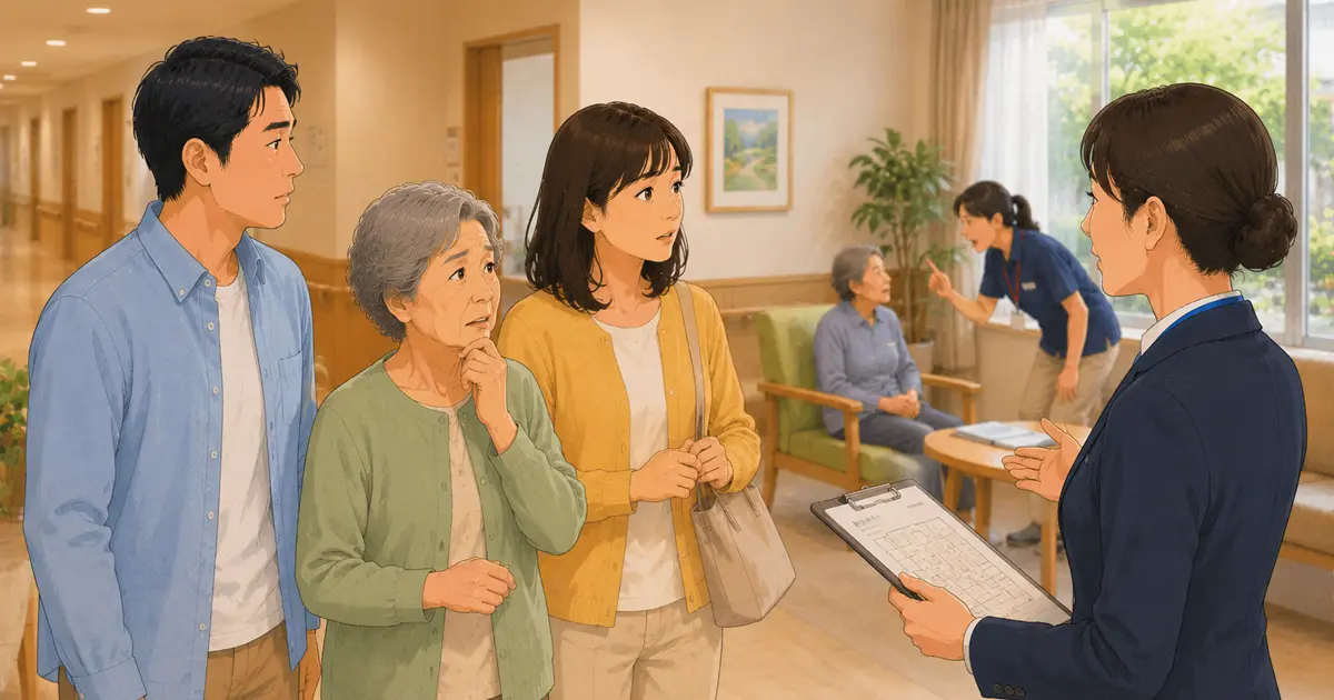 悪徳施設を1秒で見抜く！見学時にスタッフの「ここ」を見れば優良かどうかが一秒で分かる方法