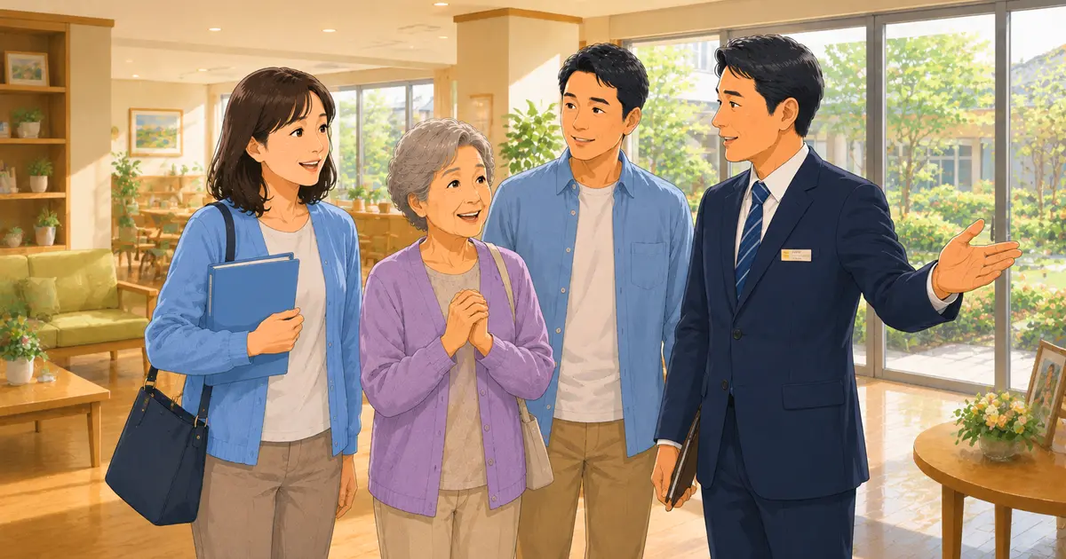 【いざ現地へ】老人ホーム見学で必ず確認したい「パンフレットでは分からない」5つのポイント